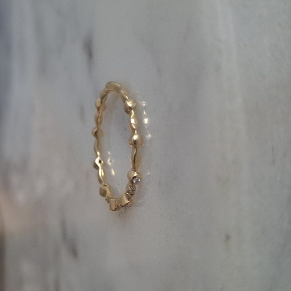 Shy Creation 14K gold and diamond ring - Picture 5 of 16